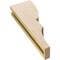 Ekena Millwork 3"W x 6"D x 18"H Thin Ridgewood Rough Cedar Woodgrain TimberThane Corbel, Primed Tan CORUR03X06X18RIDRCPR - alternate 5
